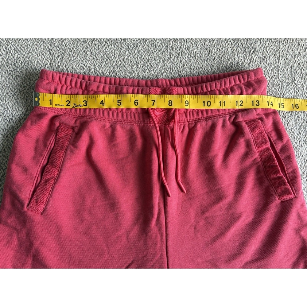 Nike Pink Fleece Shorts Women's Small Athleisure Lounge Sweat Shorts - Picture 6 of 15